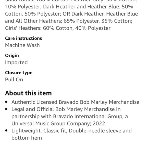 Bob Marley youth l large kids Tee Graphic Rasta football soccer T shirt Zion euc - Picture 6 of 6